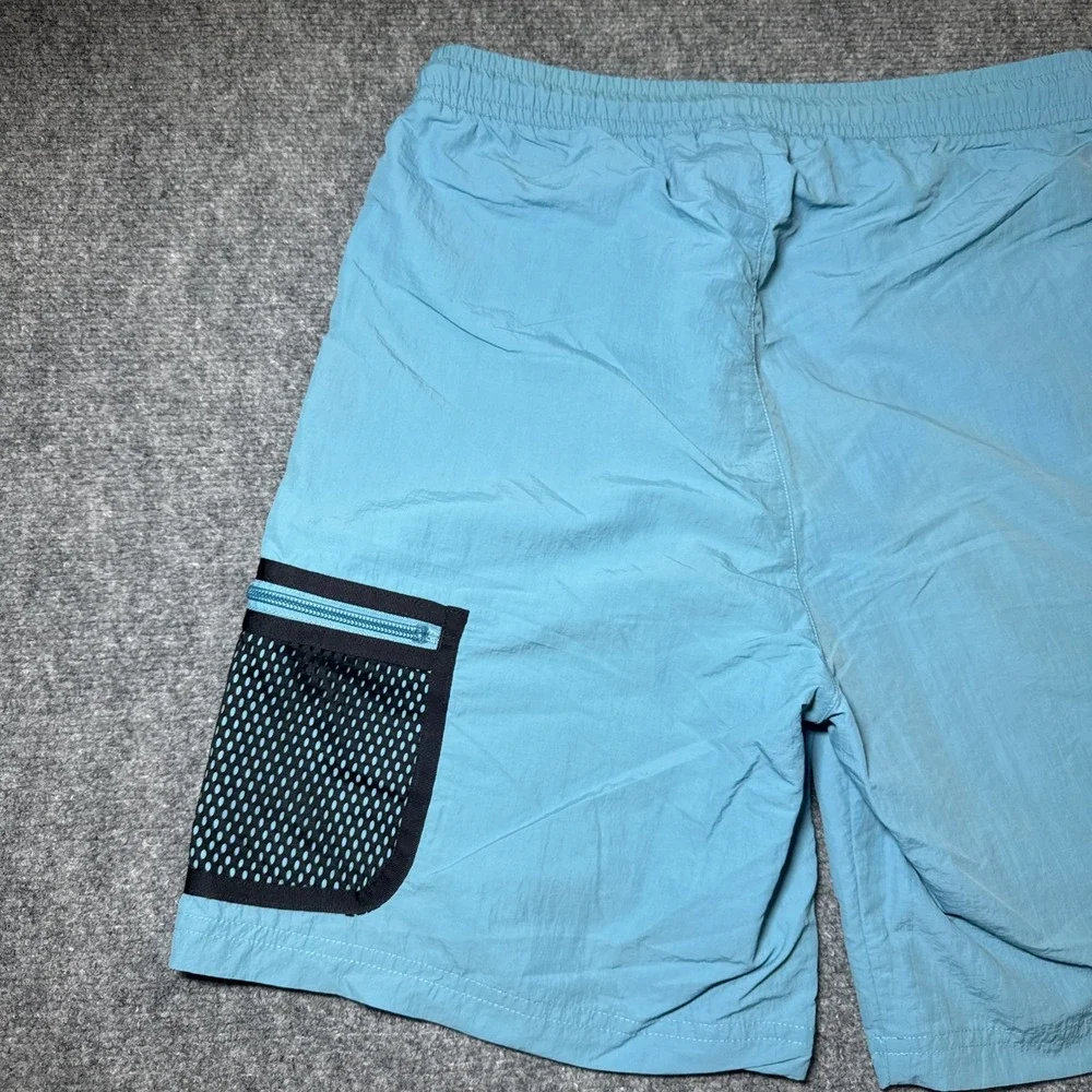 Adidas Adventure Woven Cargo Shorts Hiking‎ Outdoor Gorpcore Light Blue Size S